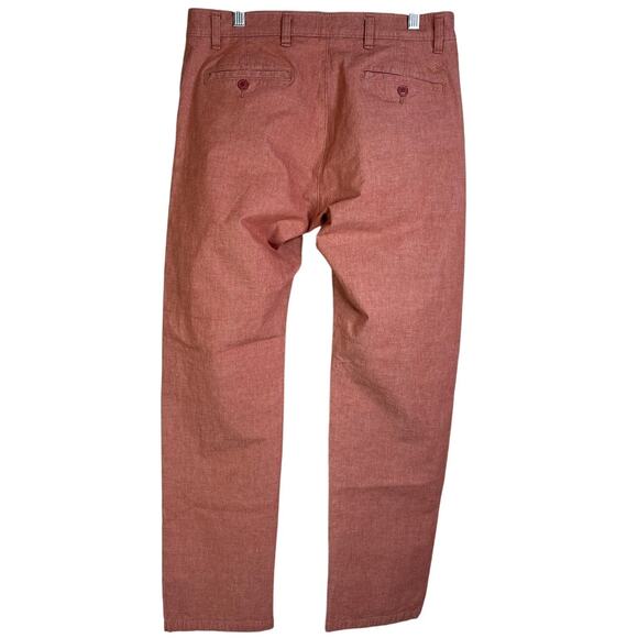 DOCKERS Ultimate Chino Pants Men 32x32 Light Red Smart 360 Flex Straight Fit - Picture 3 of 8